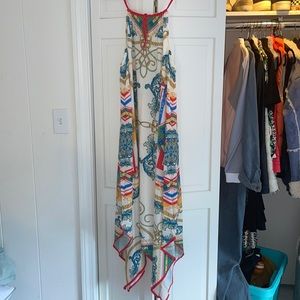 NWT Runched halter neck maxi dress